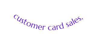 customer card sales